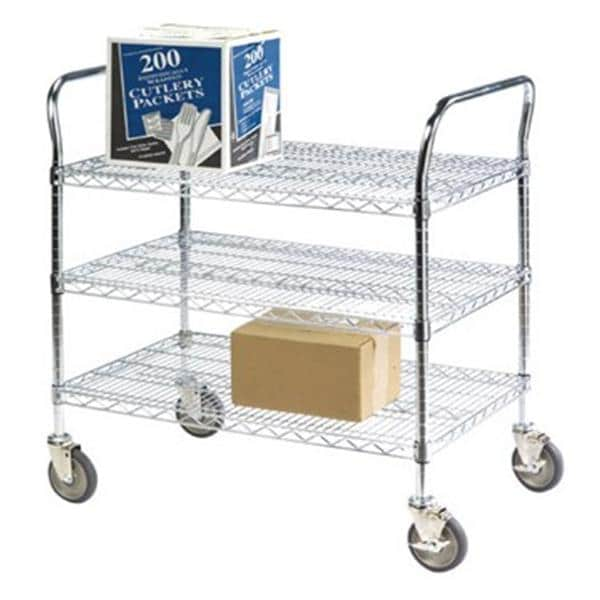 Utility Cart 24x36" (4) 5" Swivel Caster/2 Locking