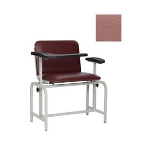 Blood Draw Chair Mauve Steel 450lb Capacity Ea