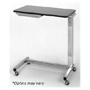 Overbed Table 18x32" 30-45" Adjustable Spring Lift