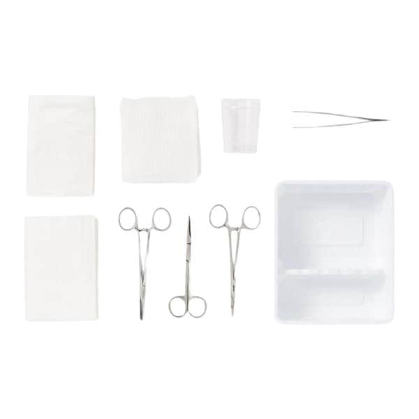 Laceration Tray Webster Needle Holder Satin/Scissors