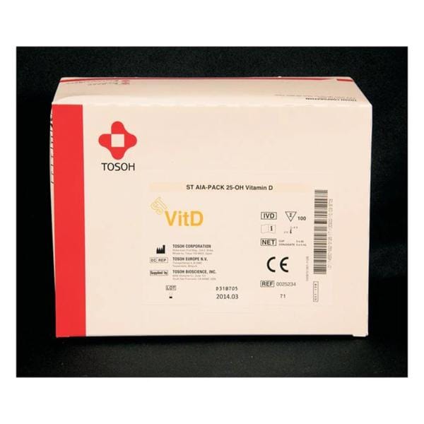 ST AIA-Pack 25-OH Vitamin D Reagent For POL 100 Tests 20x5/Pk