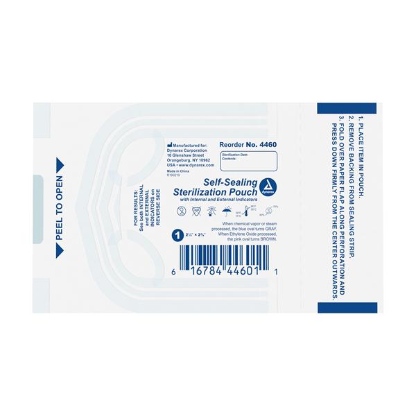 Sterilization Pouch Self Seal 2.25 in x 2.75 in 5000/Ca