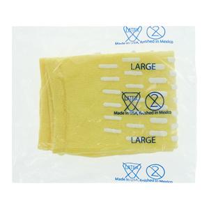 Confetti-Treads Patient Slippers Cotton / Nylon Yellow Large Reusable 48Pr/Ca