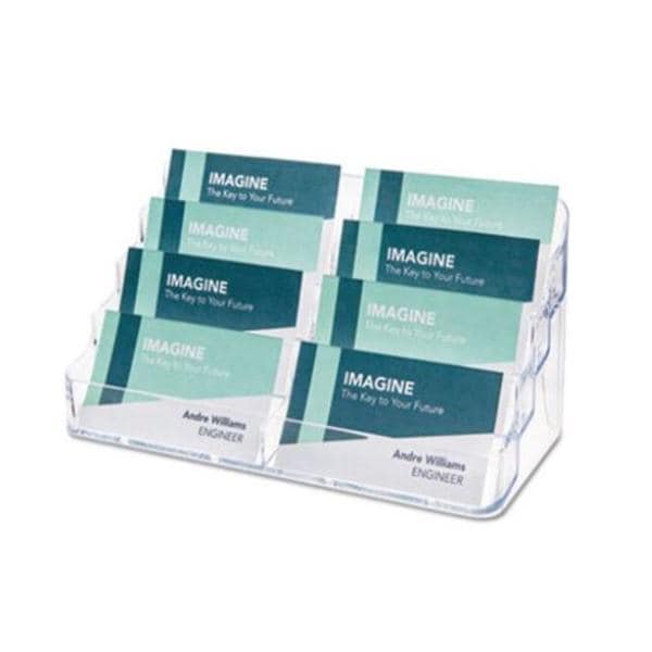 Business Card Holder Clear Acrylic 6/Ca