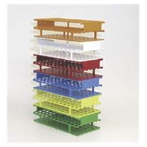 Nalgene Unwire Test Tube Rack 13mm 72 Place Yellow Ea