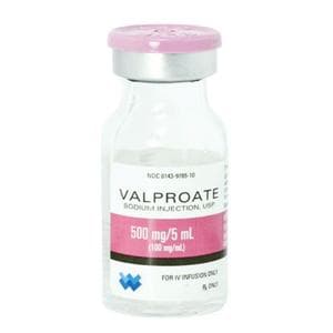 Valproate Sodium Injection 100mg/mL SDV 5mL 10/Bx