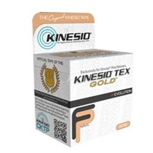 Kinesio Tex Gold Kinesiology Tape Cotton/Elastic/Acrylic 1"x5.5yd Beige NS 12/Bx