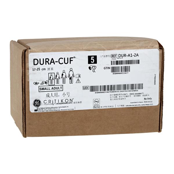 Critikon Dura-Cuf Blood Pressure Cuff RylBlu LF For Monitor 5/Bx