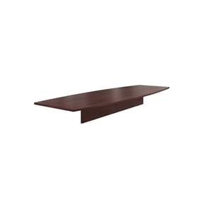 Boat-Shaped Conference Table Top Mahogany Ea