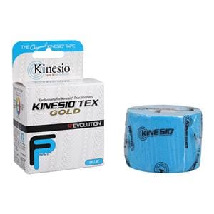 Kinesio Tex Gold Kinesiology Tape Cotton/Elastic/Acrylic 2"x5.5yd Blue NS 6Rl/Bx