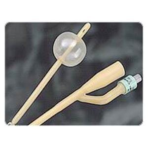 Bardia Catheter Foley 24Fr 5cc Medium Tip Silicone Elastomer Coated 2-Way 16" Ea