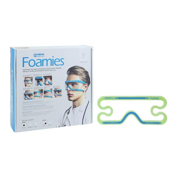 Foamies Protective Eyewear Small Clear 50/Bx
