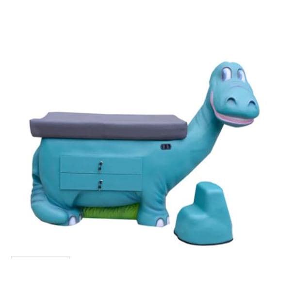 ZooPals Dinosaur Exam Table Teal/Gray 400lb Capacity