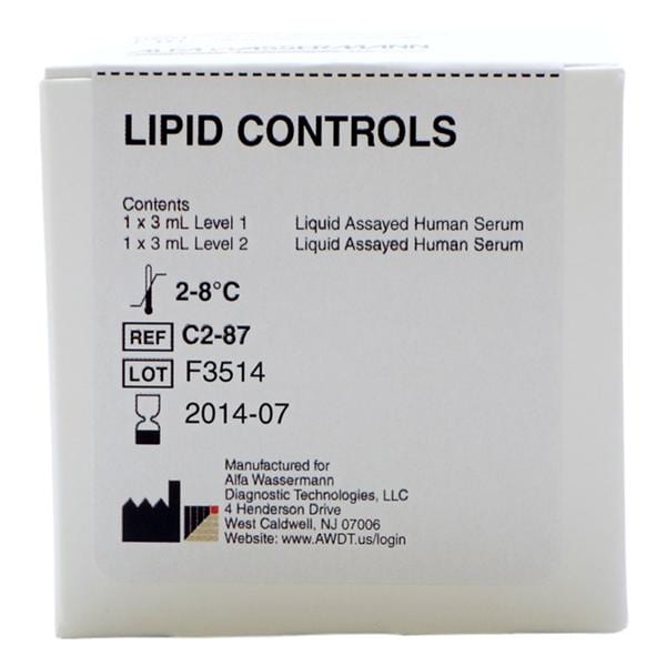 Alfa Wassermann Lipid Level 1-2 Control Ea