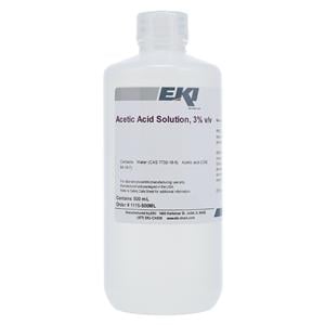 Acetic Acid Reagent 3% 16oz Bottle Ea