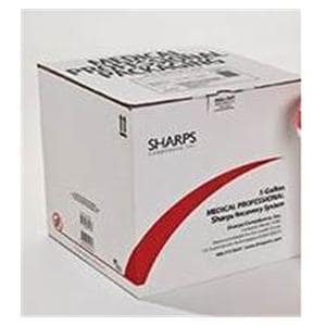 Replacement Mailer Box 5gal Red/White 8.5x12x12.25" Cardboard For Rcvry Sys Ea