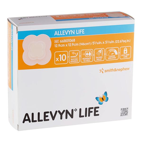 Allevyn Life Hydrocellular Foam Multi-Purpose Dressing 5-1/16x5-1/16" Strl Adh