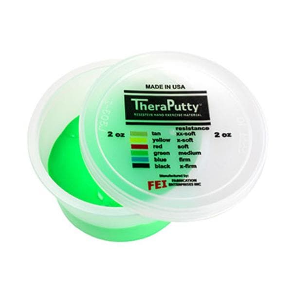 CanDo Theraputty Exercise Putty Green Ea