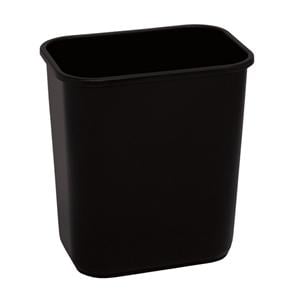 Highmark Wastebasket 3.25 Gallons 12.25 in x 8.5 in x 12 in Black Ea