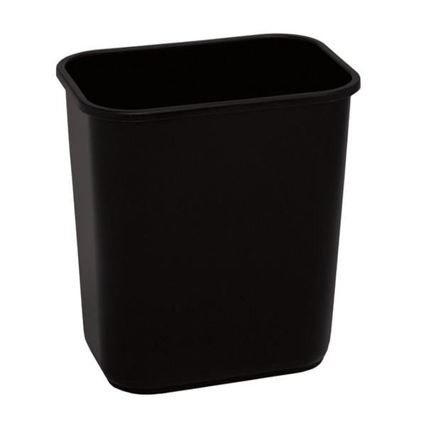 Highmark Wastebasket 3.25 Gallons 12.25 in x 8.5 in x 12 in Black Ea