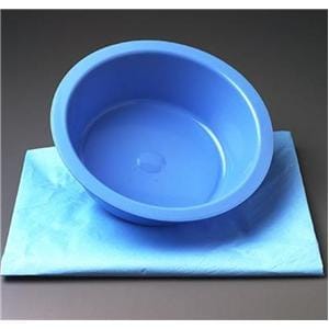 Solution Basin Round Plastic Light Blue 7qt