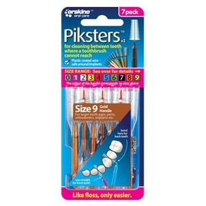 Piksters Interdental Brush Size 9 Extra Wide Gold 4pk/Bx