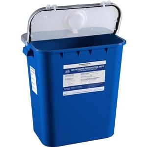 Sentinel Sharps Container 8gal White 16-1/2x11-13/16x15-7/8" Polypropylene 10/Ca