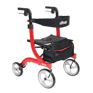 Nitro Walker Rollator 300lb Capacity 10" Front/8" Back Wheels