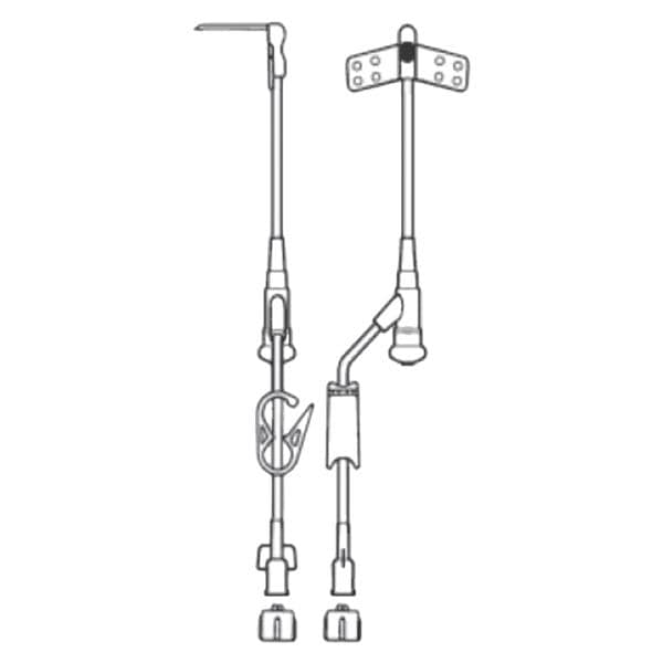 Administration Set Non-Coring 90 Degree Huber 22gx.75 Yinj 9 Prm Vol .35mL 12/Bx