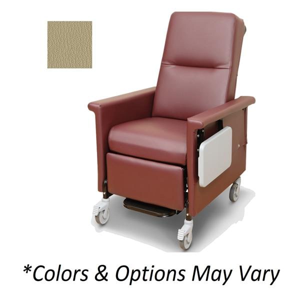 54 Series Transporter Recliner Vinyl 300lb Capacity Natural Ea