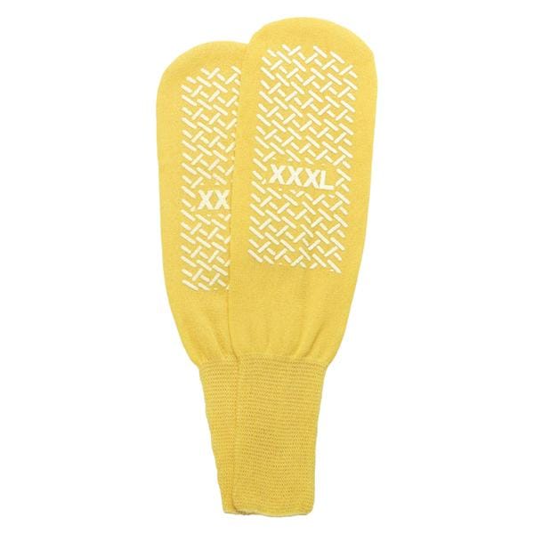 Patient Slippers Terrycloth Yellow Disposable 48Pr/Ca