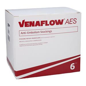 VenaFlow Anti-Embolism Stocking Thigh High Medium Unisex 29-33" White