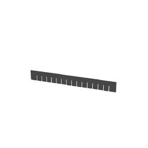 Divider Box For 33223 Akro-Grids Bin 22x17x3" Black Plastic 6/Pk