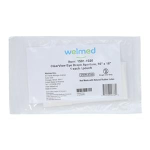 Clearview 16x16" Sterile Surgical Drape Fenestrated