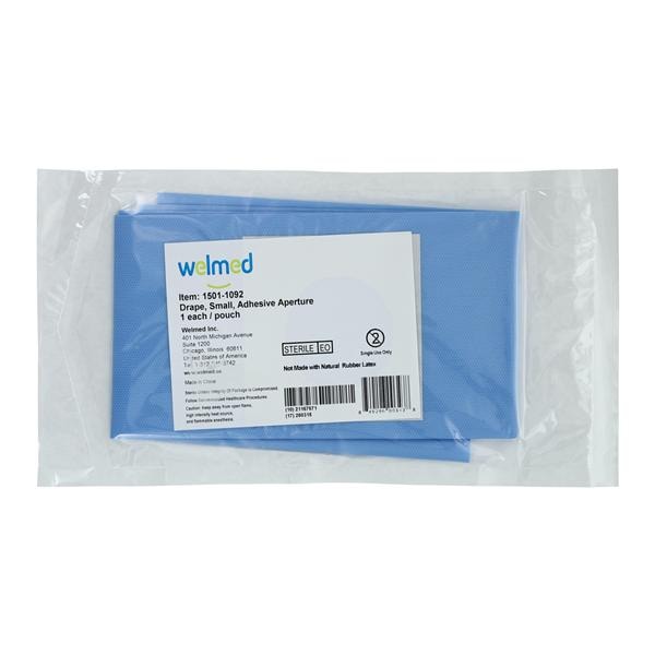 Clearview 22-1/2x26" Sterile Surgical Drape Fenestrated