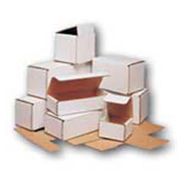 White Corrugated Mailers 4 in x 4 in x 4 in 50/Pk