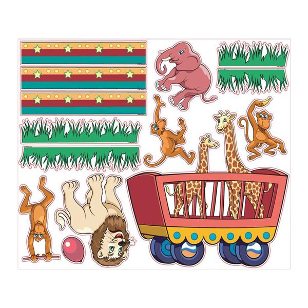 Circus Theme Wall Decal Ea