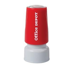 Office Depot Brand Pre-Inked Message Stamp Star Red Ea