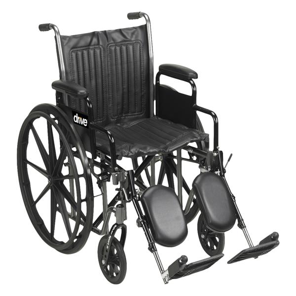 Silver Sport 2 Transport Wheelchair 350lb Capacity Adult