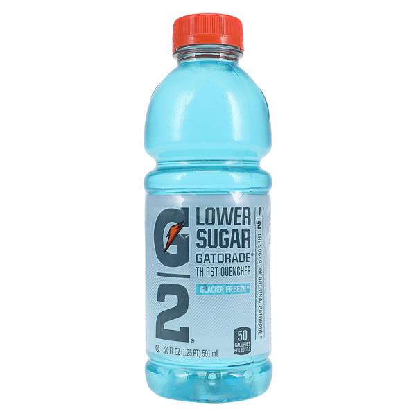 Gatorade G2 Liquid Beverage Glacier Freeze 20oz Bottle 24/Ca