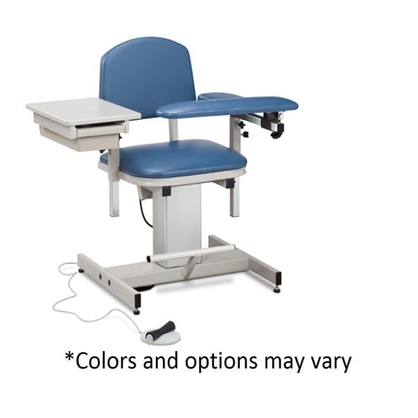 Power Series Blood Draw Chair Specify Color Powder-Coated Steel Frame 375lb Ea