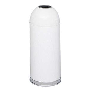 Can Trash Dome/Open Top/Stainless Steel Ea