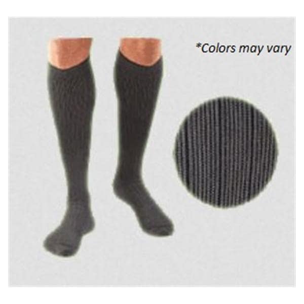 Activa Compression Dress Socks Knee High Medium Men Men 7.5-10 Pinstripe Tan