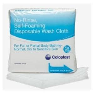 EasiCleanse Foam Cleaner Wash Cloth _ Sterile Universal White