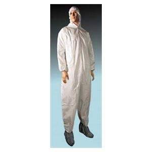 Coverall Medium White 25/Ca