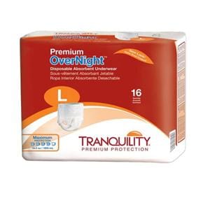 Tranquility Premium Incontinence Underwear Unsx 44-54 Hvy Wt Odr Rdctn 64/Ca