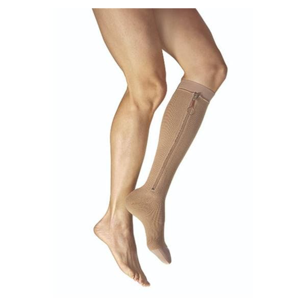 Ulcercare Compression Stocking Knee High Left Medium Beige