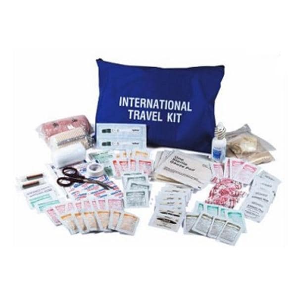 International Empty Travel Bag 12x8" Blue