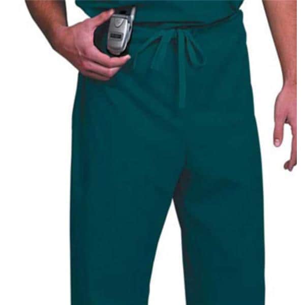 Scrub Pant 65% Polyester / 35% Cotton 1 Pocket X-Large Fir Green Unisex Ea