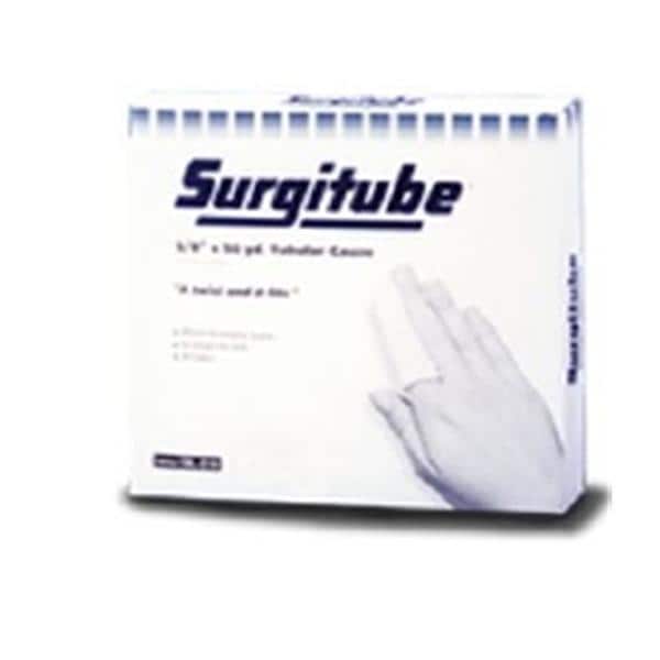 Surgitube Tubular Gauze Cotton 1"x50yd White Non-Sterile Ea